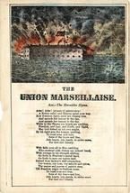 82x242a - Military and Patriotic Illustrated Songs Series 1 The Union Marseillaise, Civil War Songs from Winterthur's Magnus Collection